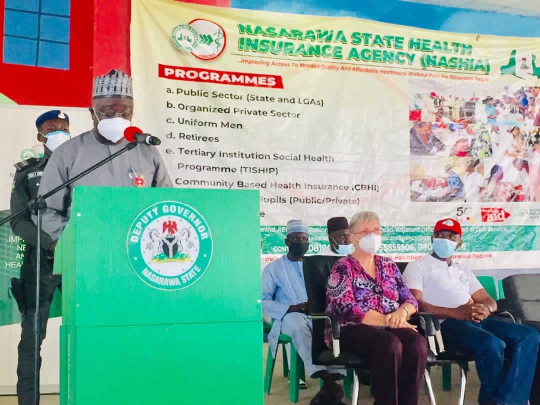 GOV. SULE FLAGS OFF THE NASARAWA STATE HEALTH INSURANCE EQUITY PROGRAMME FOR THE VULNERABLES AT THE SPECIAL SCHOOL LAFIA