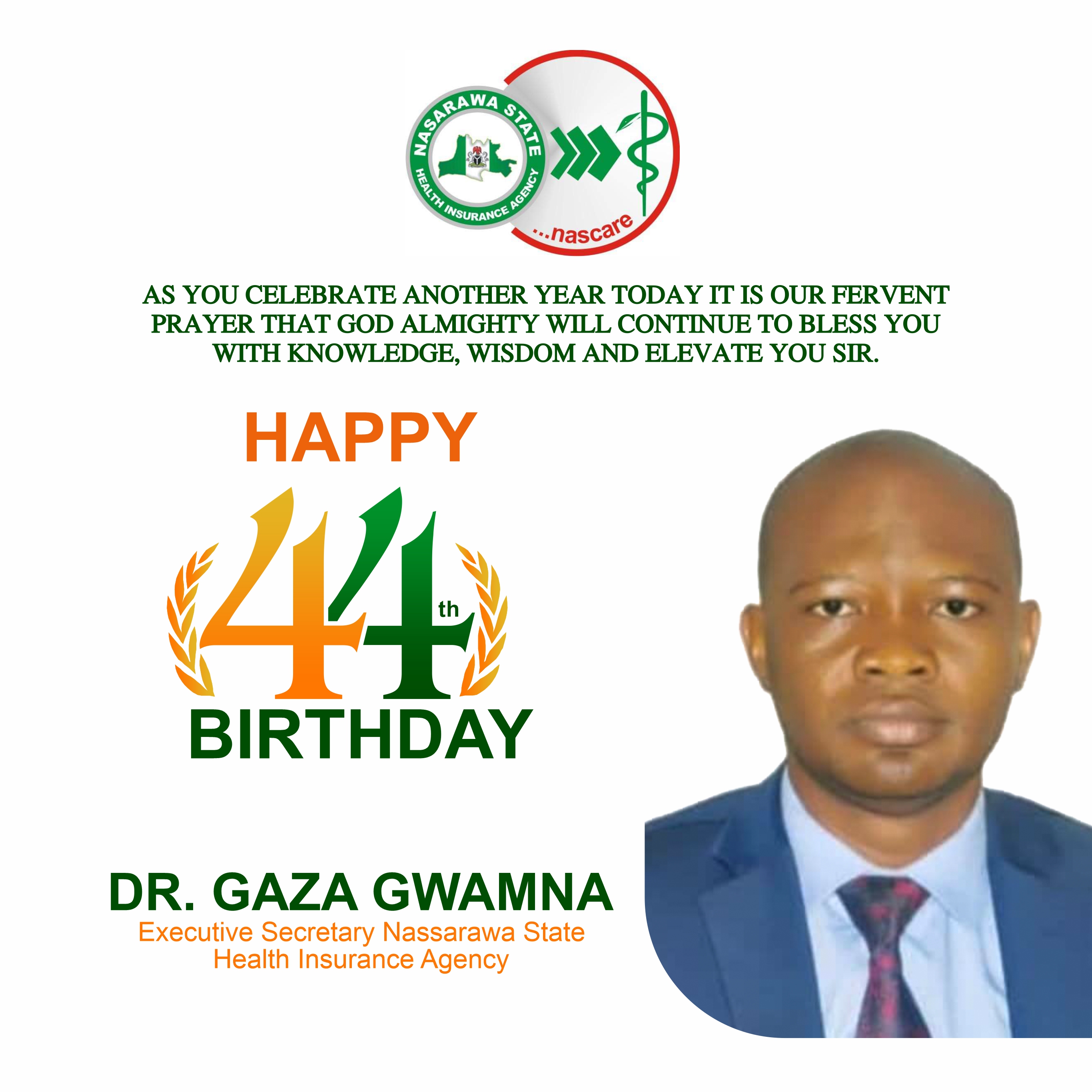 Happy 44th Birthday Dr Gaza Gwamna 